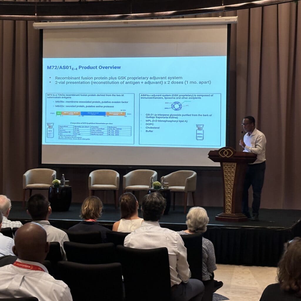 Picture of Alemnew Dagnew speaking at the 2024 WGNV Annual Meeting